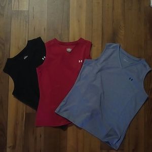 Under Armour Sleeveless Tank (Red, Black and Gray)